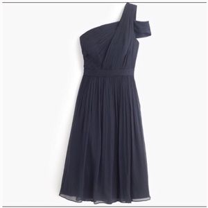 J Crew Cara Dress; color is Newport Blue